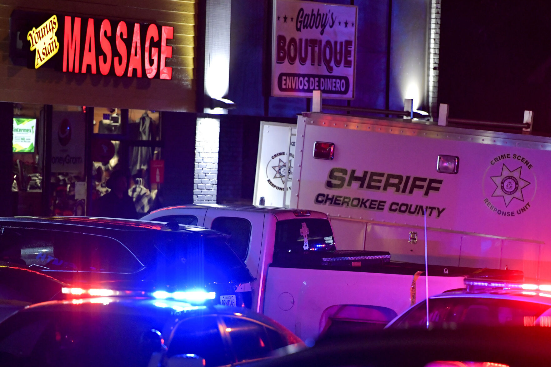 CORRECTION Massage Parlor Shooting